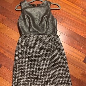 Sexy leather top dress